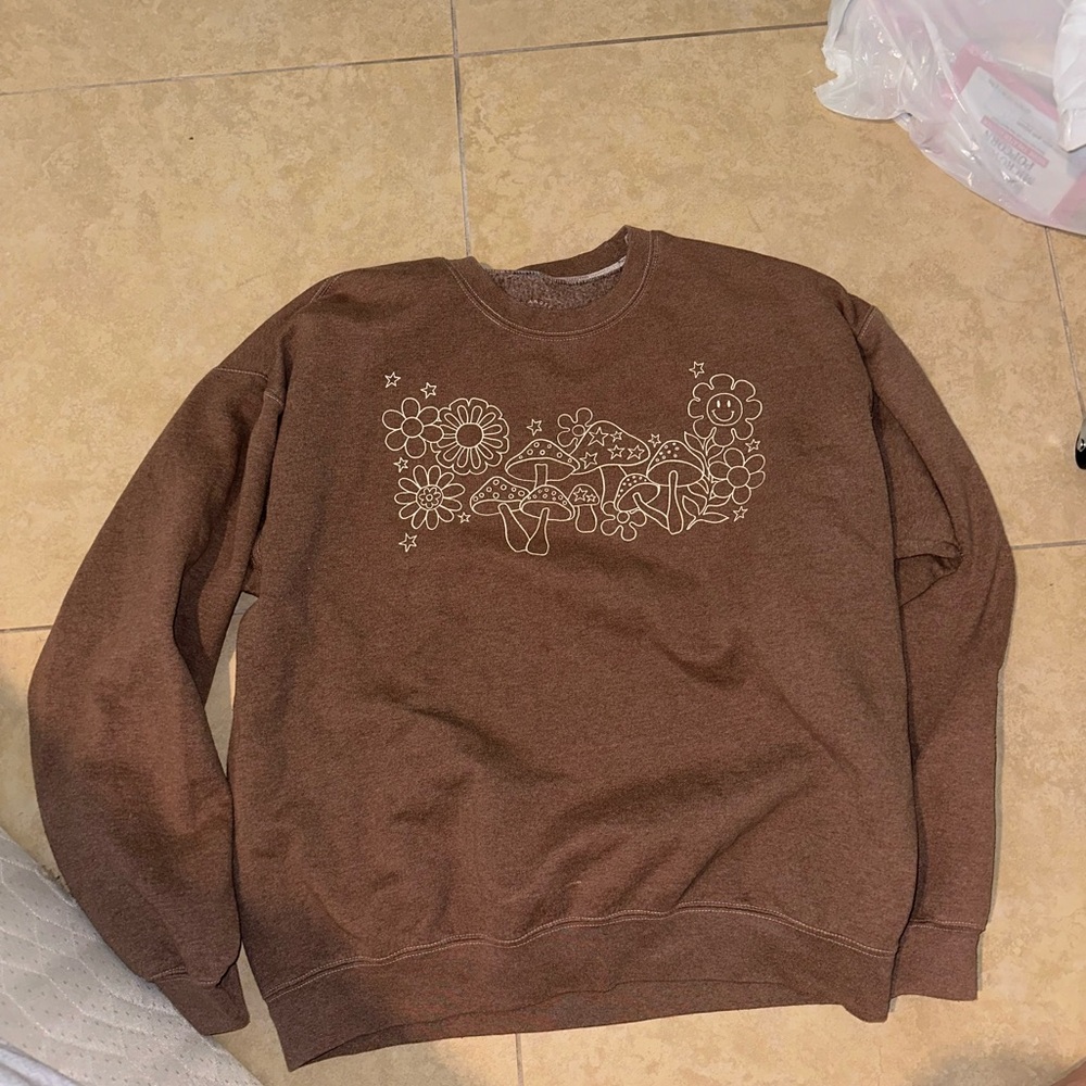 mushroom crewneck